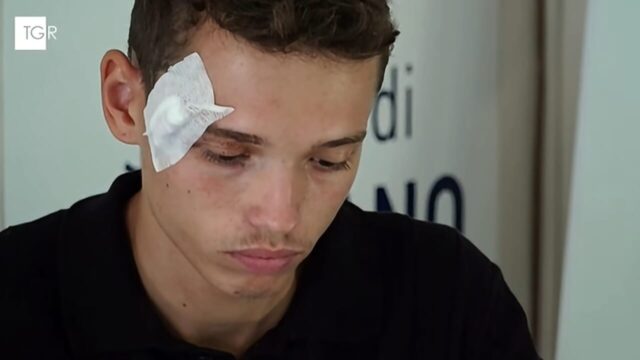 Alessandro Cotta. Fermo immagine da un video del Tgr Campania